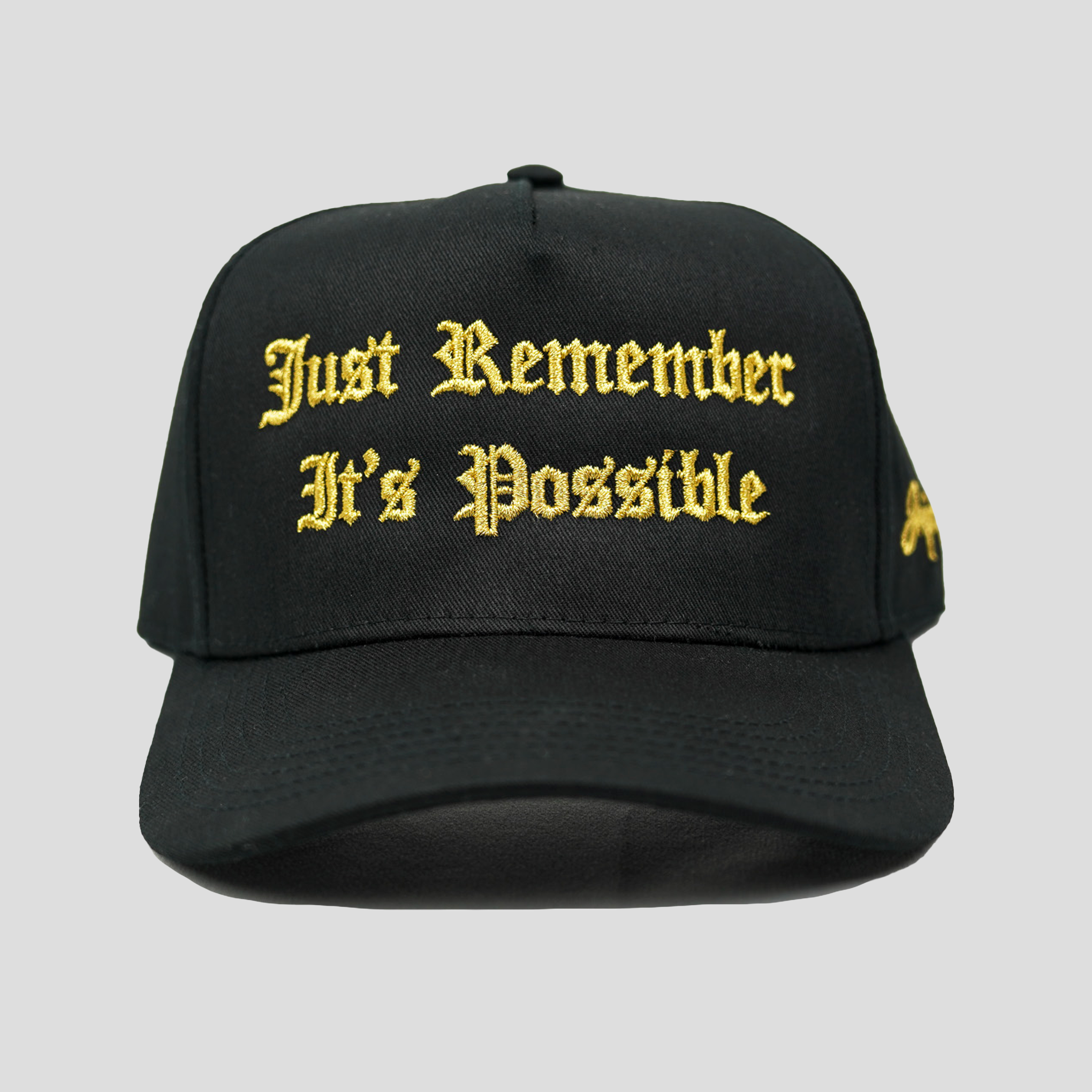 Just Remember It's Possible Snapback (BLACK/GOLD)